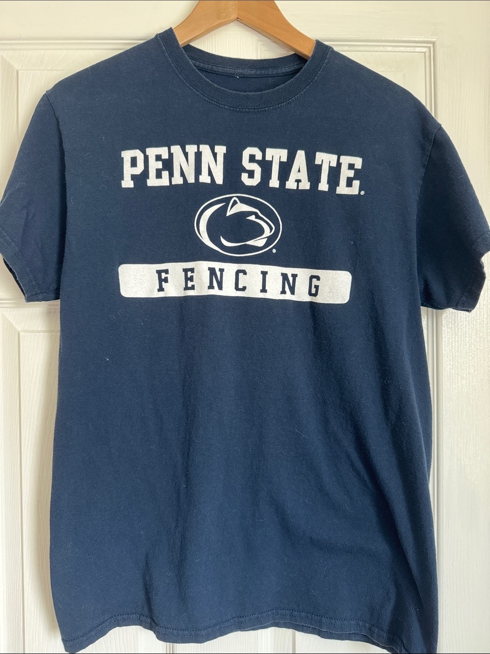 Fencing Navy Short-Sleeve Tee